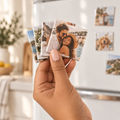 Klassische Fotomagnete – 9 Stück, 5 × 5 cm